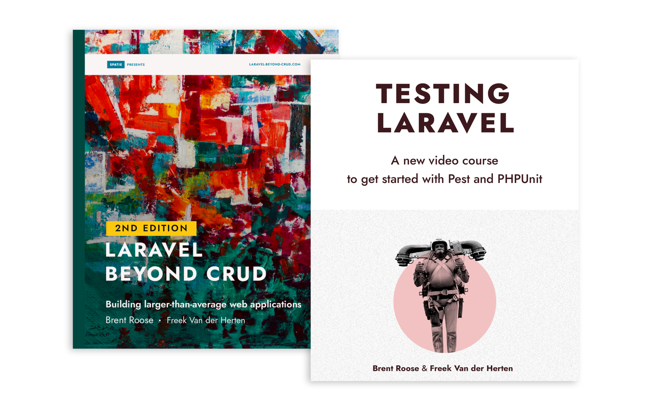 cover image bundle Testing Laravel & Laravel Beyond Crud